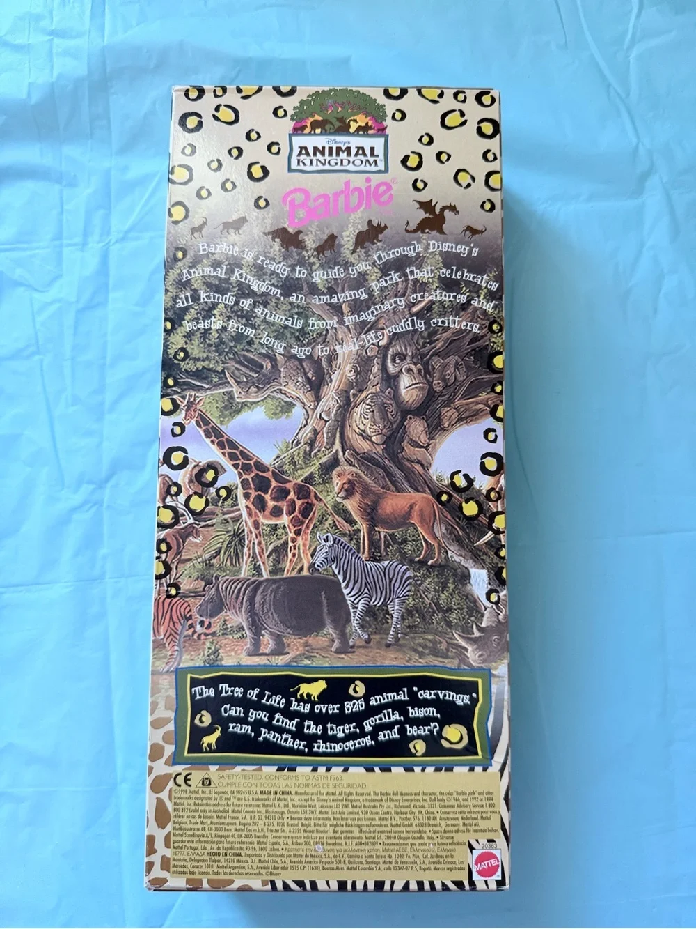 Barbie Animal Kingdom Explorer Doll - Beige Outfit with Green Bag